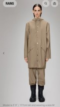 NWT Rains Unisex Long Hooded Waterproof Jacket , Taupe,  Sz. Medium, MSR... - €42,51 EUR NWT Rains Unisex Long Hooded Waterproof Jacket , Taupe,  Sz. Medium, MSR... - €42,51 EUR