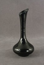 Vintage Signed VAN BRIGGLE Art Pottery Colorado Springs BR Black Flower Vase 7&quot; - £41.50 GBP