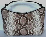 New Michael Kors Fulton Medium Top Zip Shoulder bag Embossed Leather Dar... - $85.41