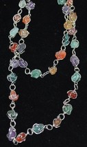 Choker Silver Wire Wrapped Gemstone - £5.55 GBP
