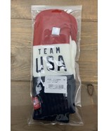 Team USA Mittens New In Package Red White Blue Olympic Licensed One Size - $24.13 CAD