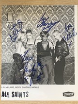 All Saints Hand-Signed Autograph 8x10 With Lifetime Guarantee  - £61.84 GBP