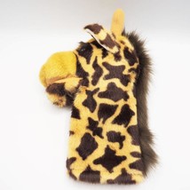Giraffe Hand Puppet Plush Animal Dakin 1990 12&quot; Long - $14.84