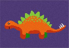 Pepita Needlepoint Canvas: Beginner Dinosaur, 10&quot; x 7&quot; - $50.00+