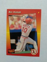 1992 Donruss Baseball Triple Play #207 Rex Hudler - £1.20 GBP