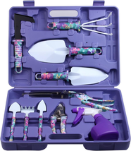 Mothers Day Gifts for Mom Wife Women, Garden Tools Set, 10 Pieces Gardening Tool - £47.92 GBP