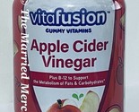 Vitafusion Apple Cider Vinegar 500 mg Gummies plus B12 - 75 each 11/2024... - $12.97