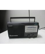 Sony ICF-34 AM/FM/TV/WEATHER 4Band Radio WORKS VIDEO - $44.54