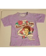 VTG 80s Disney Beauty And The Beast Belle All Over Print Tee Baby Girls ... - $68.56