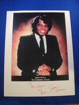 James Brown &quot; The Godfather Of Soul &quot; &quot;Mr. Dynamite&quot; Signed Auto 8 X10 Photo Coa - £159.86 GBP