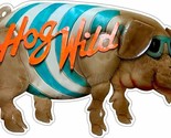 Hog Wild Metal Advertising Sign - £54.87 GBP