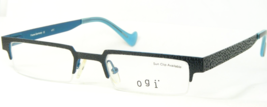 Ogi Mod 2213 Col. 615 Noir / Bleu Lunettes En Métal 48-20-145mm - $40.58