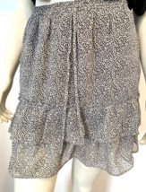 Sienna Sky Black and White Print Tiered Skirt Size M, NWT - $9.49