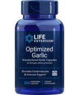Life Extension OPTIMIZED GARLIC 200 VEGETARIAN CAPSULES - $18.56