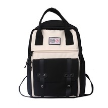  backpack fashion waterproof school bags for teen girls patchwork backpack cute student thumb200