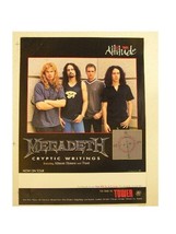 Megadeth Band Shot Cryptic Writings Megadeath Promo - £42.47 GBP