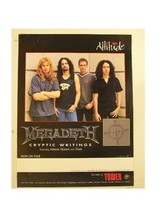 Megadeth Band Shot Cryptic Writings Megadeath Promo - £41.69 GBP