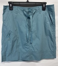 Eddie Bauer Athletic Outdoor Skirt Blue Pockets Lightweight Size 10 - $17.79