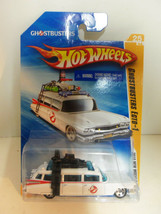 NEW 25/44 Hot Wheels 2010 New Models Ghostbusters Ecto-1 R0942 Collectib Toy Car - £15.82 GBP