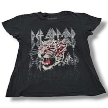 Def Leppard Shirt Size Large Rock Tee Band Tee Graphic Tee Leopard Graph... - $34.16