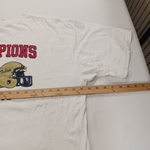 Vtg Gildan Ultra Cotton Armed Forces Bowl Champions Men XL White Graphic T-Shirt image 7