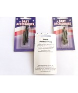 Dart Accessories Super Alloy Dart Stems (3 packs) black - £7.28 GBP