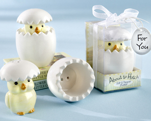 "About to Hatch" Ceramic Baby Chick Salt & Pepper Shakers(12 - $39.90