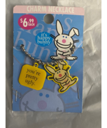 It&#39;s Happy Bunny Charm Necklace (You&#39;re Pretty Ugly) *NEW* US1 - $243.50 MXN