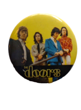 Jim Morrison The Doors Licensed Original 1986 Badge Pin Button Official Licensed - £13.45 GBP