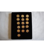 Lot of 16 New JB Hunt 2 -17 yrs Safe Driving Award Gold Tone Metal Pins - $1,775.93 MXN