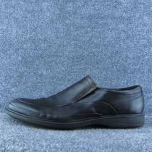 Kenneth Cole New York Night Run Men Loafer Shoes Black Leather Slip On Size 12 M - $29.69