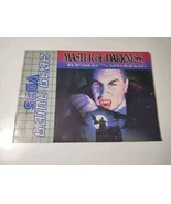 Vampire: Master of Darkness Sega Game Gear *Manual ONLY* Rare Small Gray... - £23.41 GBP