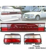 1 SET Rear Tail Lights &amp; Reflector Bonnet Garnish for Toyota Corolla + F... - $340.80