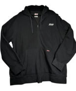 VTG Genuine DICKIES Full-zip Black Fleece Hooded Zip-up Sweatshirt Men&#39;s... - $33.16