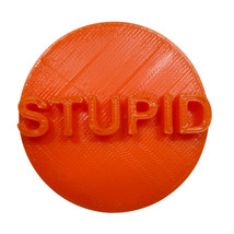 Stupid Candy Heart Cookie Stamp Embosser Made In USA PR5485 - $3.99