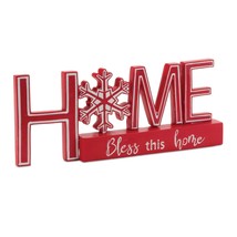 Bless This Home Sign 12.5&quot;L x 5&quot;H Resin - £31.34 GBP