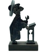 VINTAGE RARE  FRANK MEISLER &quot;PRAYING RABBI&quot; BRONZE STATUE 12&quot; - $1,281.56 CAD