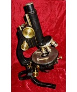 Antique Reichert Wien Brass Scientific Microscope 18298 - £558.81 GBP