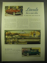1948 Lincoln Cosmopolitan Car Ad - Lincoln has a new idea - £14.78 GBP
