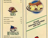 Applebee&#39;s Neighborhood Grill and Bar Brunch Menu 1995 - £17.45 GBP