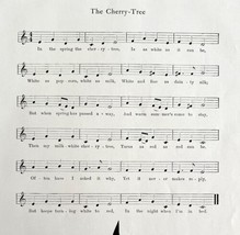 The Cherry Tree Sheet Music 1903 Mary Robinson Art Seasonal Antique DWKK17 - $29.99