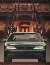 1996 Chevrolet MONTE CARLO brochure catalog 96 LS Z34 Chevy - £6.29 GBP