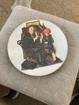 Norman Rockwell 1975 &quot;The Doctor And The Doll&quot; Mothers Day Plate - £9.39 GBP