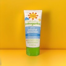 Babyganics Broad Spectrum SPF 50 Mineral Sunscreen Lotion Kids Babies 6 ... - £7.03 GBP