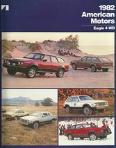 1982 Amc Eagle 4WD SX/4 Kammback Brochure Catalog Folder Us 82 American Motors - £4.71 GBP
