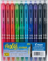 10 Count (Pack Of 1) Pouch (11336) Pilot Frixion Clicker Erasable, Refil... - $586.07 MXN