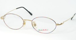 Vintage Moxxi By Visibilia 9176 Gold /MULTICOLOR Eyeglasses Glasses 48-17-135mm - $29.70