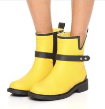 New Rag &amp; Bone Moto Rare Yellow Rain Boots (Size 36) - £139.82 GBP