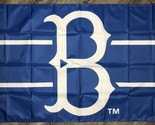 Brooklyn Dodgers Retro Style Flag 3x5 ft Sports Banner Man-Cave Garage - £12.52 GBP