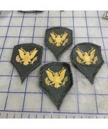 Vintage Pair of US Army Specialist Rank E4 Gold Eagle Shoulder Uniform P... - $14.35 CAD